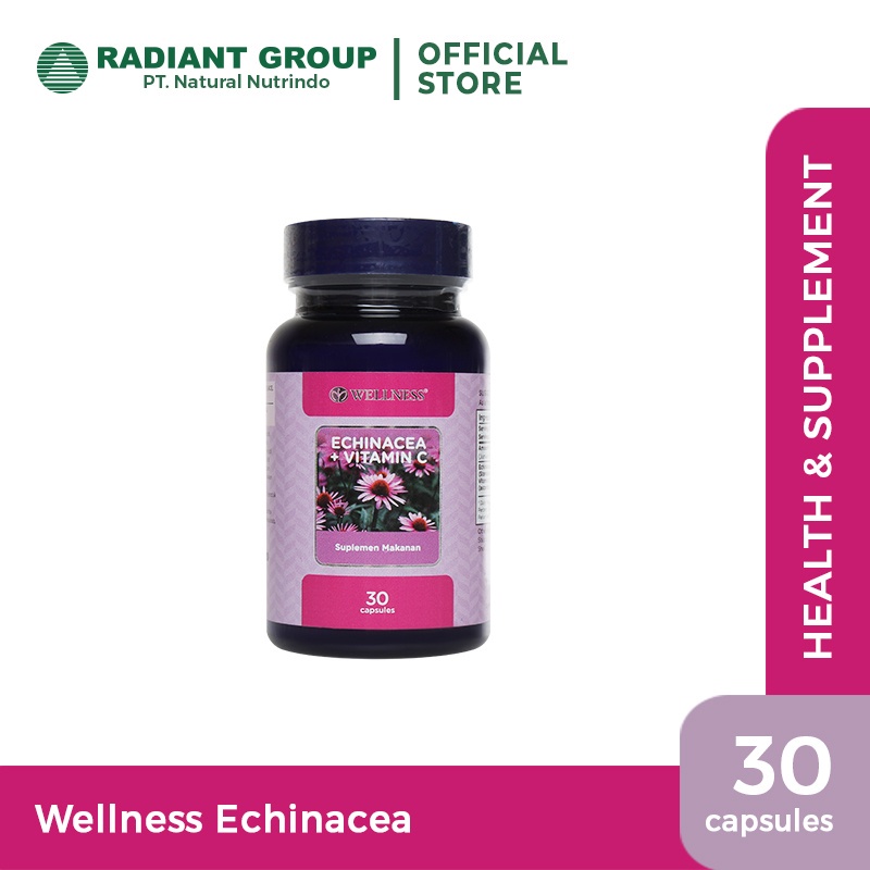 Wellness Echinacea + Vitamin C - 30 Capsules