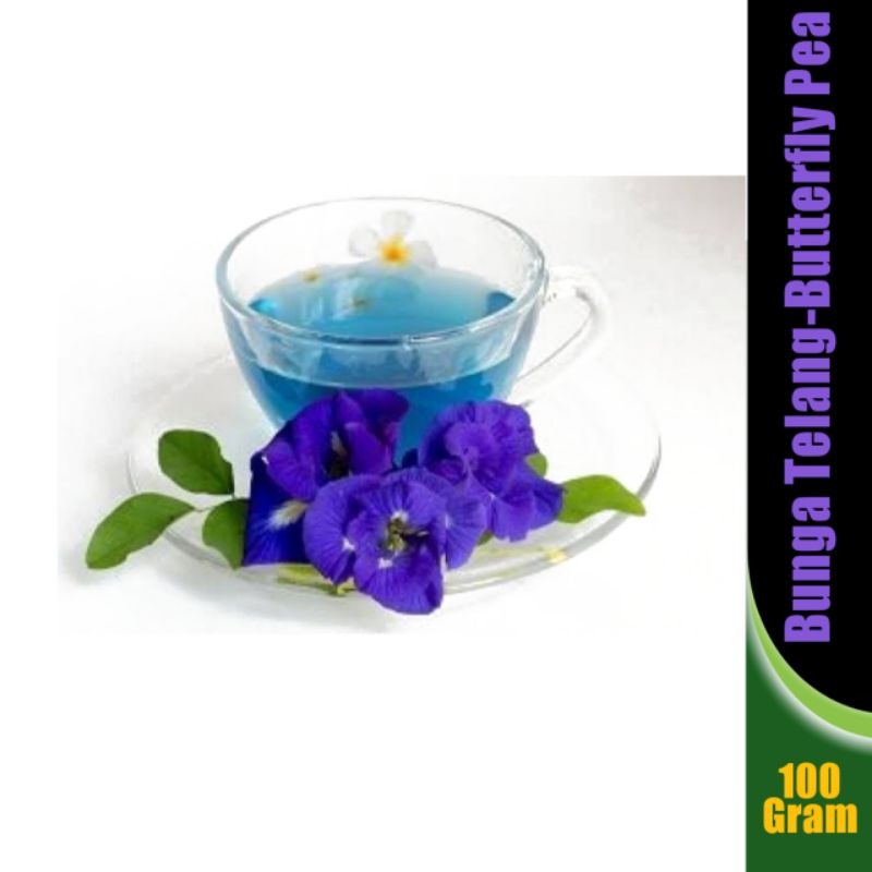 

Bunga telang kering teh biru butterfly pea flower