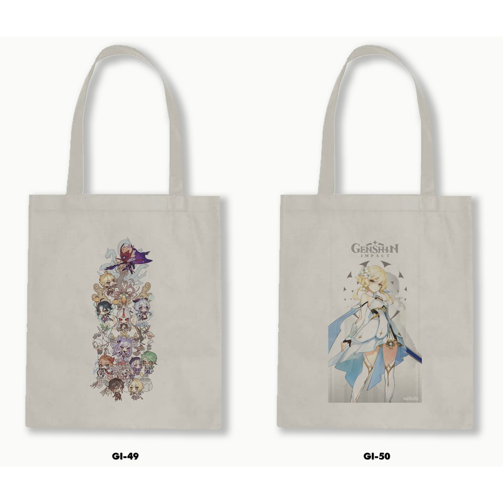 TOTE BAG BLACU - GHENSHIN IMPACT 4