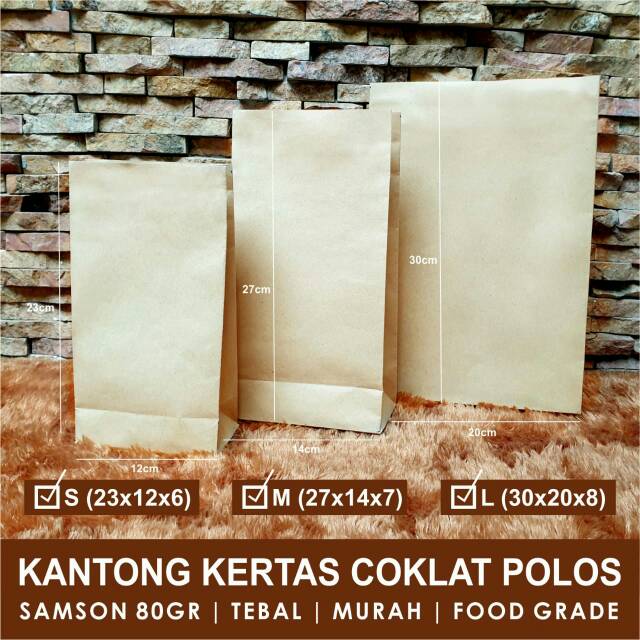 

Kantong Kertas Polos