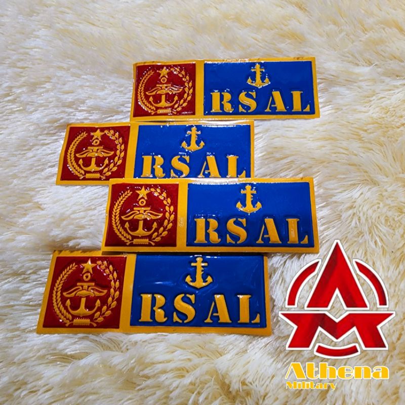 Stiker Plat motor RS AL | stiker plat mobil RSAL |Stiker plat embos