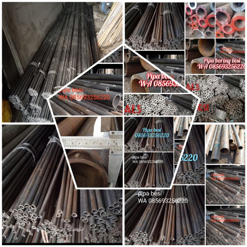 pipa besi od 22 id 18 x 500 mm tebal 2mm