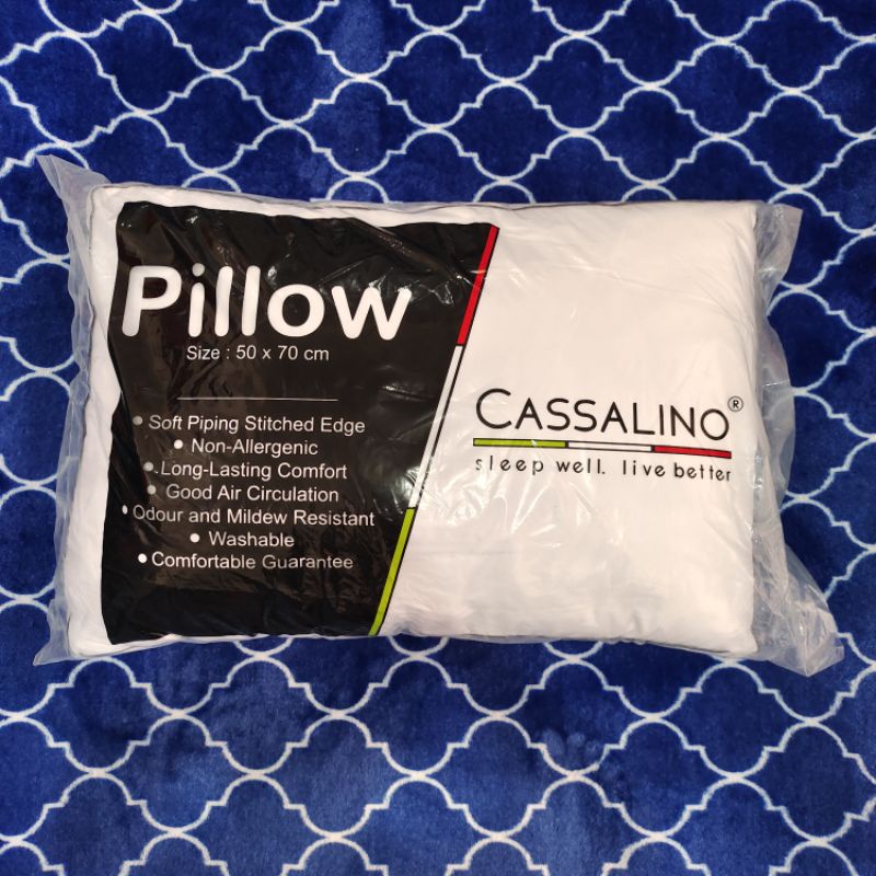 BANTAL CASSALINO/ BANTAL HOTEL SLEEP WELL LIVE BETTER 50X70CM