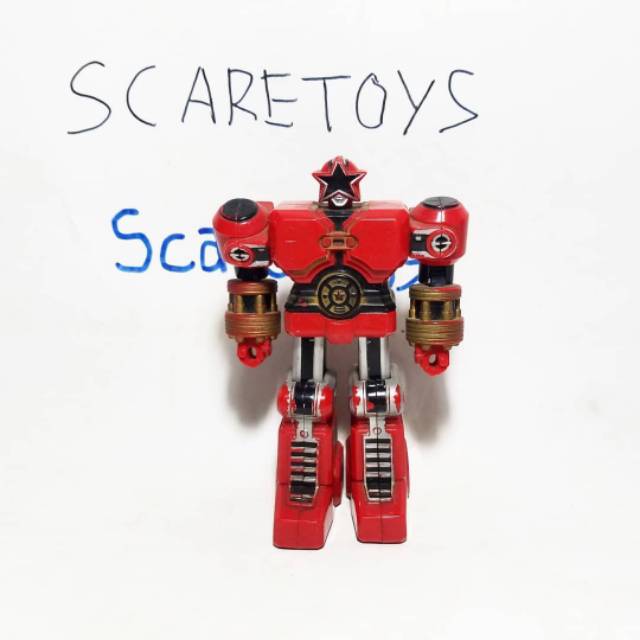 Power Rangers Zeo Red Battlezord Mini - Sentai ohranger red puncher