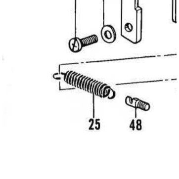 154788001 Spring / Per Mesin Bartek Bartack Bartacking Brother B430 LK3-B430