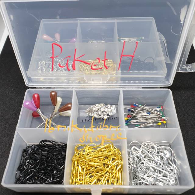 PAKET PENITI / JARUM PENTUL / KLIP TURKI / BROS / PENITI BOHLAM / JILBAB