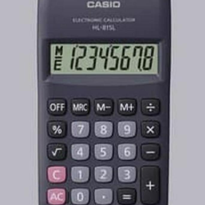 

POCKET CALCULATOR CASIO HL-815 L / KALKULATOR SAKU (DUS POLOS/NON DUS)