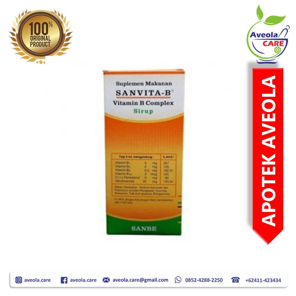 Jual Sanvita-B Sirup Botol 120 Ml - Produk Original | Shopee Indonesia