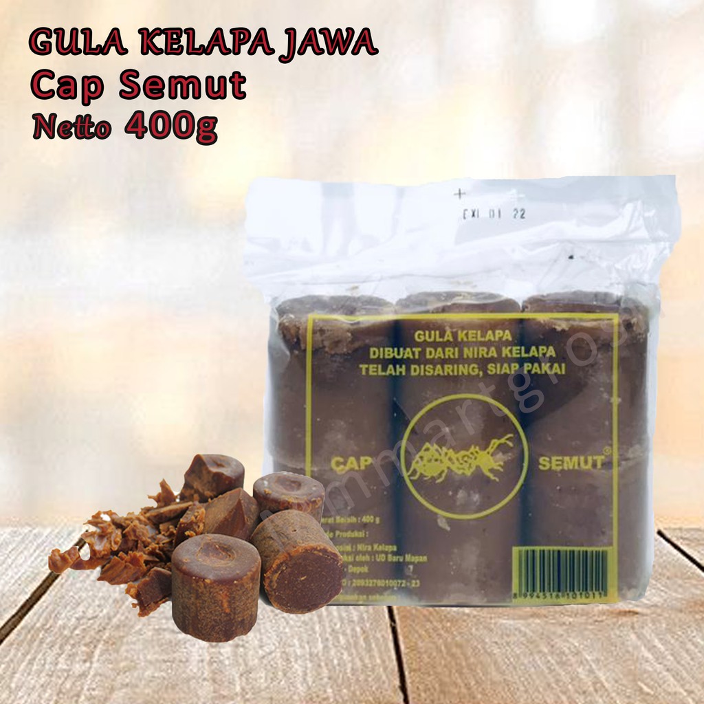 

Gula Kelapa / Cap Semut / Gula Jawa / 400g