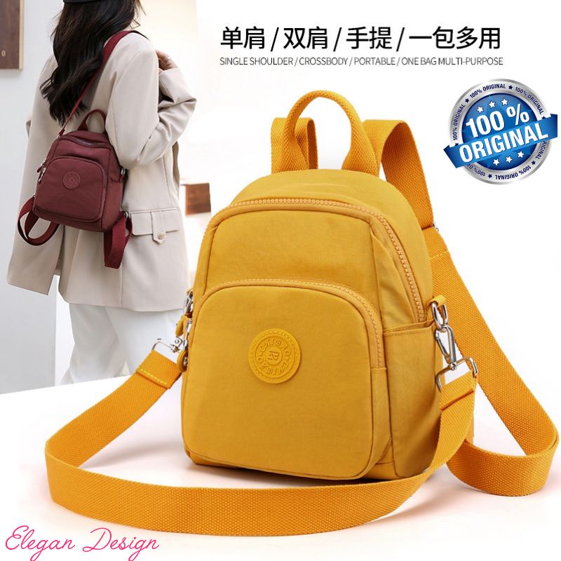 ORIGINAL Tas Ransel Chibao Wanita IMPORT KOREA Elegan Design Tebal Anti Air Super Best Seller Terbaru