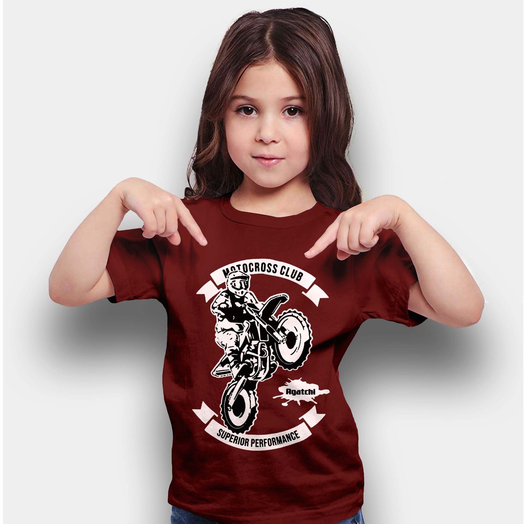 Baju Anak / Kaos Anak Distro Agatchi - Motocross / Motor Cross / Trail