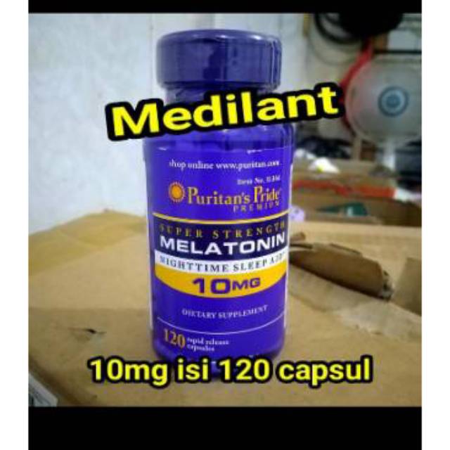 Melatonin puritan 10mg isi 120capsul