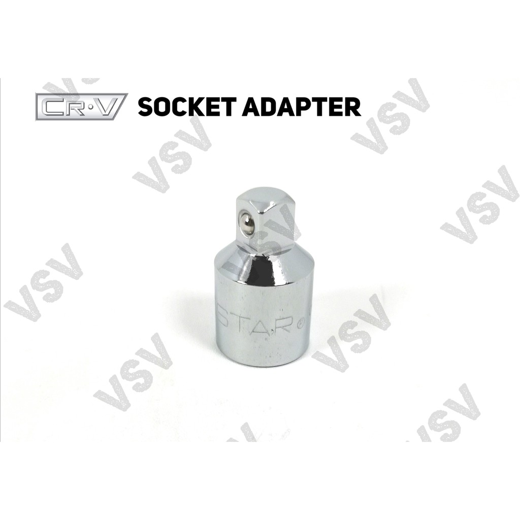 Gestar Socket Adapter 1/2&quot;Fx3/8&quot;M Shock Adaptor Sock Sambungan Sok