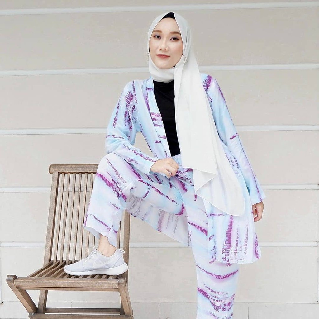 Iris Outer Set - Setelan Celana Setcel Katun Rayon Luaran