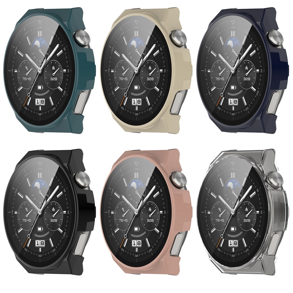 Case Tempered Glass Pelindung Layar Huawei Watch GT 3 Pro 46mm