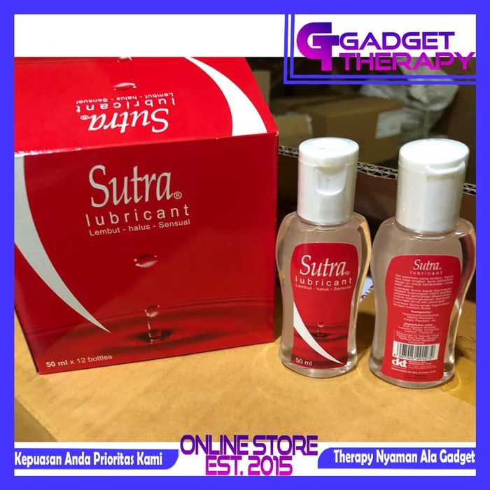 SALE -   SUTRA Gel Lubricant Pelumas 50ml Pelicin Alat Bantu Seksual Fiesta