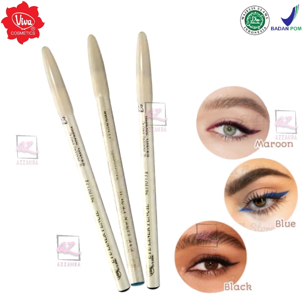 Viva Queen Eye Liner Pencil | Blue | Maroon