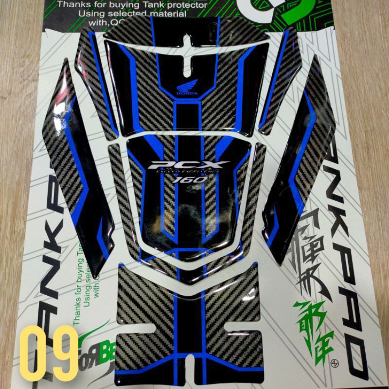 Tankped Honda PCX Sticker Timbul PCX 160 new Tankped Honda PCX 160 2021 Deckped Honda PCX New