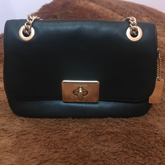 Preloved coach cassidy crossbody black leather