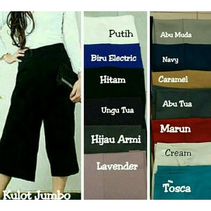 Celana Kulot 7/8 Jumbo (Big Size)