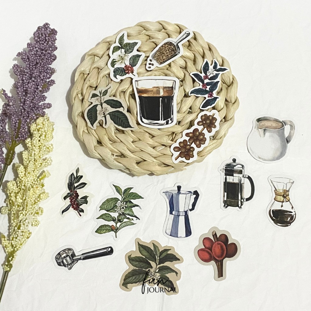 

AESTHETIC STICKER STIKER PACK UNTUK JOURNAL JURNAL PLANNING PLANNER SCRAPBOOK DIY BUJO