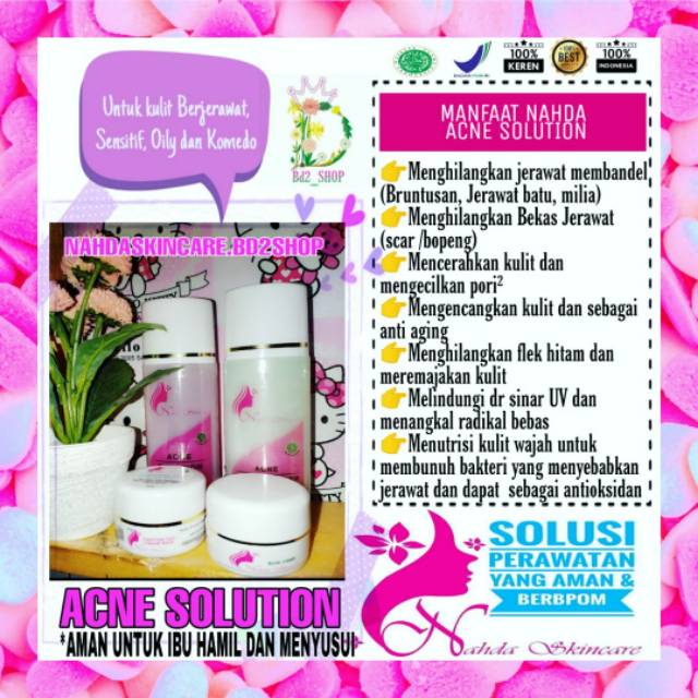 SKINCARE NAHDA GLOWING ANTI ACNE