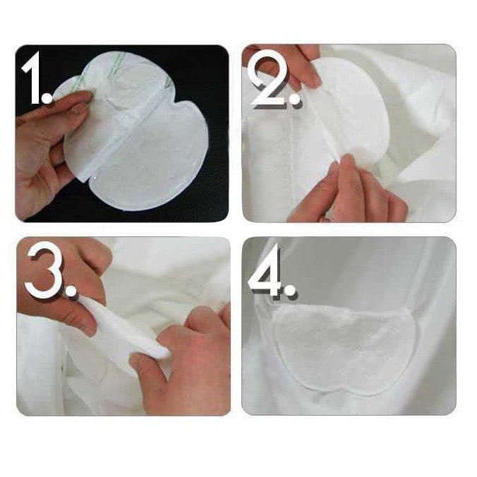 Likesun - Pembalut Ketek Bantalan Penyerap Keringat Ketiak Anti Bau Pembalut Ketiak Deodorant Ketek Basah