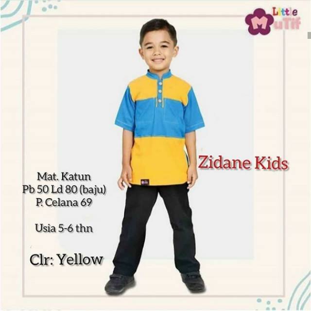 ZIDANE KIDS SET STYLE POPULER FK