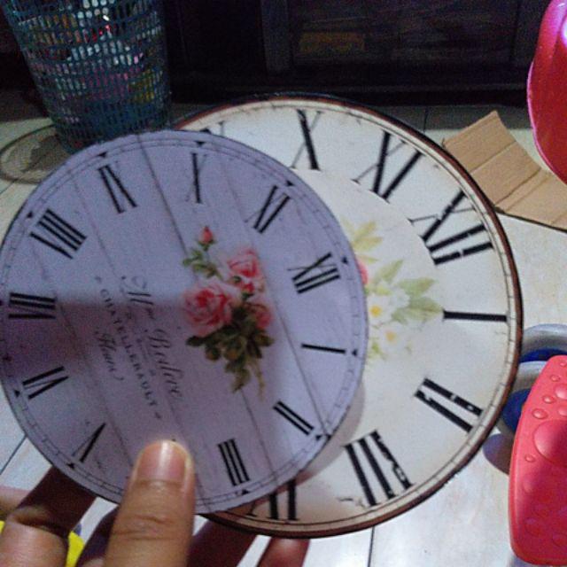 Background Jam Shabby Harga Satuan Background Saja