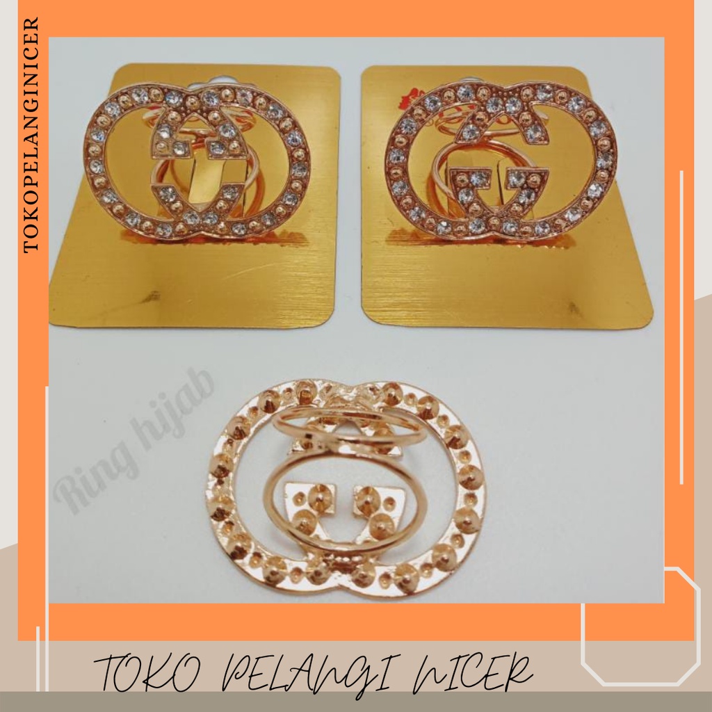 Bros Model RING HIJAB Gc/CINCIN HIJAB Gc/RING HIJAB Bagus/RING JILBAB PEniti Bros Hijab GG