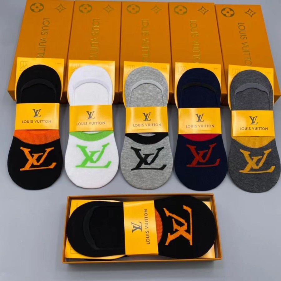 kaos kaki lv set socks premium quality