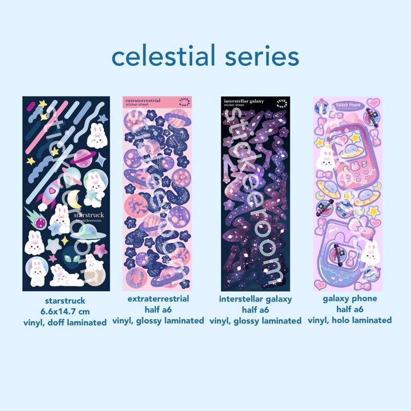 

Celestial series - sticker set / stiker sheet for journaling, polcos, decoration, etc