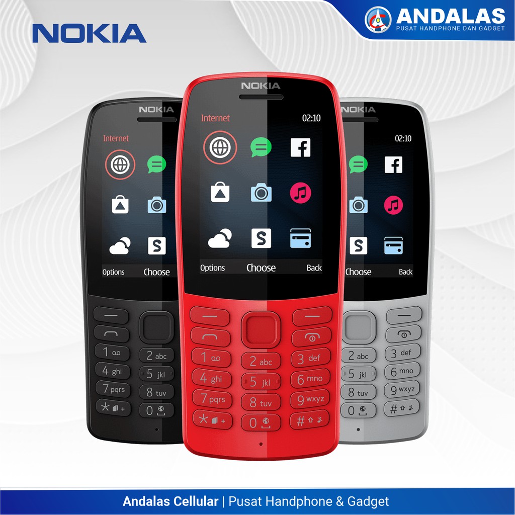 NOKIA FEATURE PHONE N-210 DUAL SIM GARANSI RESMI