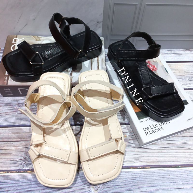 DN 14 Sandal Wanita korea 2022 sandal platporm model gunung