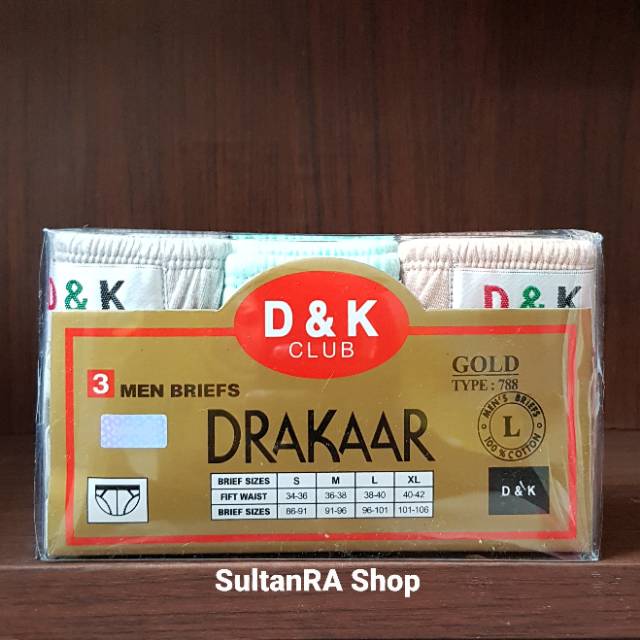 Celana Dalam Drakaar isi 3 Pcs Celana Dalam Pria Dewasa DRAKAAR CD