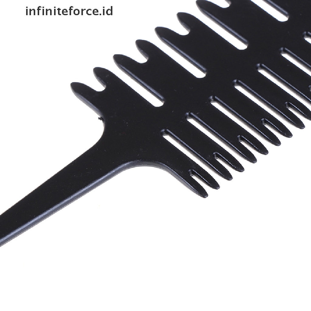 Infiniteforce.id 1pc Sisir Cat Rambut Bentuk Tulang Ekor Untuk Salon / Barber