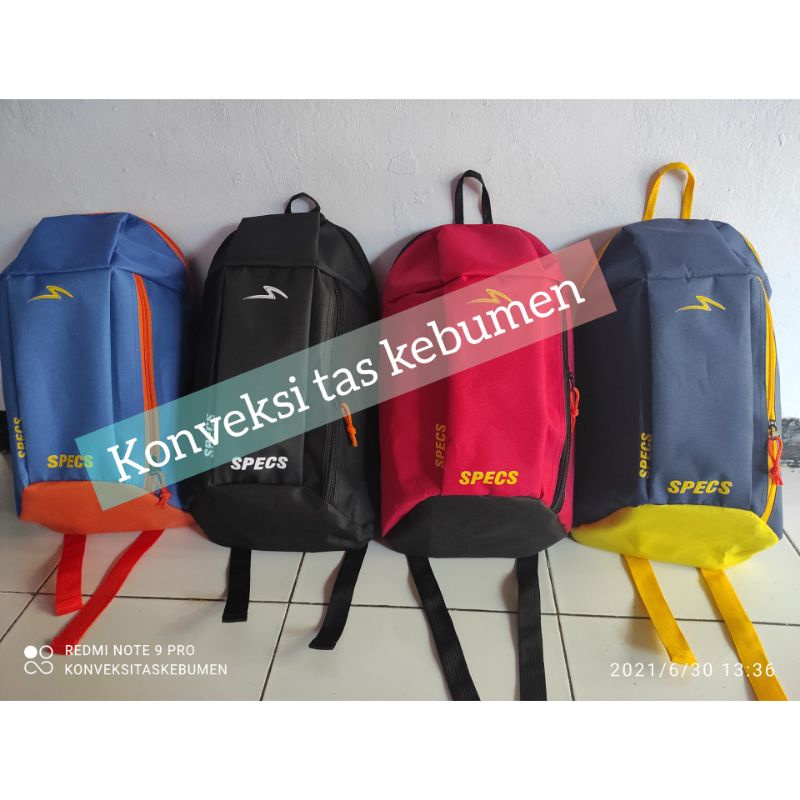 READY STOK TAS RANSEL SPECS&quot;FUTSAL&quot; PRODUKSI SENDIRI