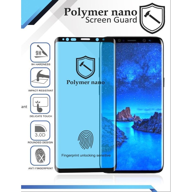 Anti Gores Polymer Nano untuk Samsung S8/S8+/S9/S9+/S10/S10+/S20/S20+/S20 ULTRA