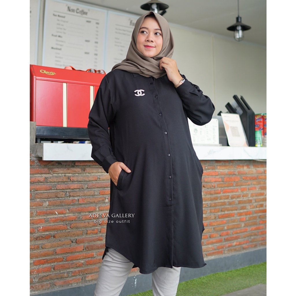 ADEEVA Pocket Tunik Jumbo Original 4 Ukuran