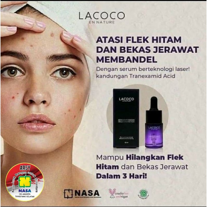 SERUM ANTI JERAWAT <LCANTIFLEK> NASA ARSY
