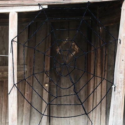 Jaring Laba Laba Dekorasi Halloween Spider Web Tali kain Dekor Haloween Pesta Banner