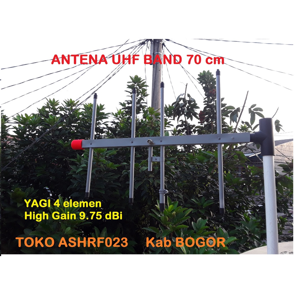 ANTENA UHF Band 70 cm Yagi 4 elemen