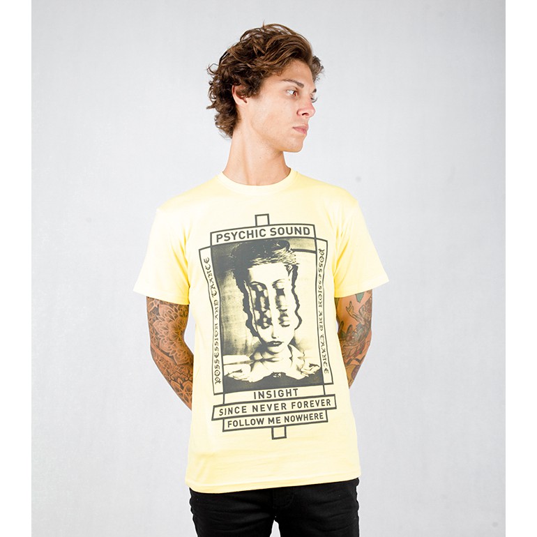 Insight Kaos Pria Lengan Pendek Kuning Psycho Tee IS811208-YEL Planet Surf