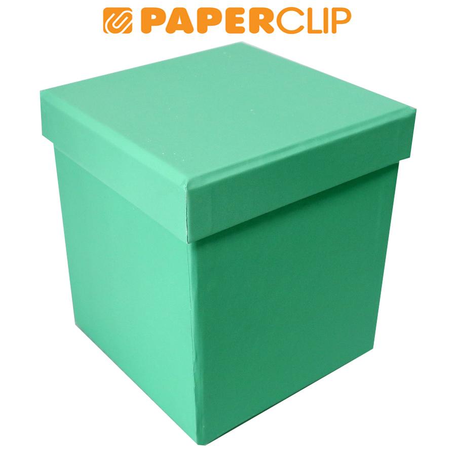 

GIFT BOX PAPEO 890065 GREEN 100X100mm