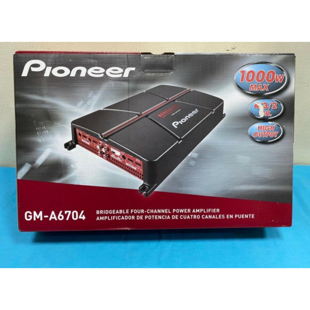 POWER PIONEER 4 channel amplifier GM - A6704