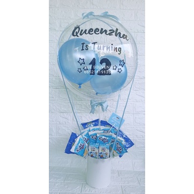 Bucket Balon BUNGA | BALON CUSTOM TULISAN | bucket balon ulang tahun | bucket