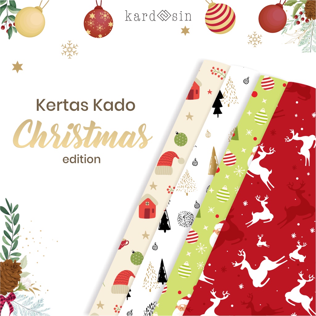 

KERTAS KADO NATAL WRAPPING PAPER CHRISTMAS CHRISMAST SANTA SNOW DEER BUNGKUS KADO GIFT BOX AESTHETIC PATTERN RUSTIC PINTEREST SUMMER SCADINAVIAN GIFT BOX