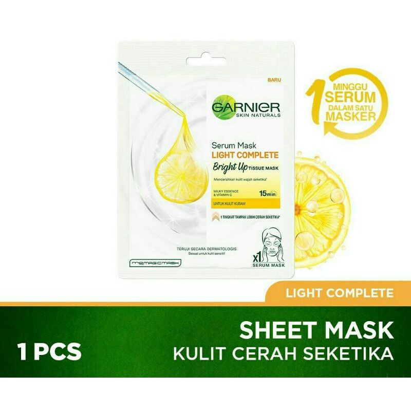 Garnier Serum Mask Light Complete Bright Up Sheet Mask