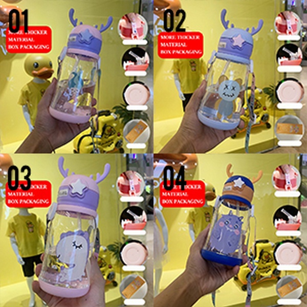 LIN078 – Botol Air Minum Anak Motif Pakai Tali