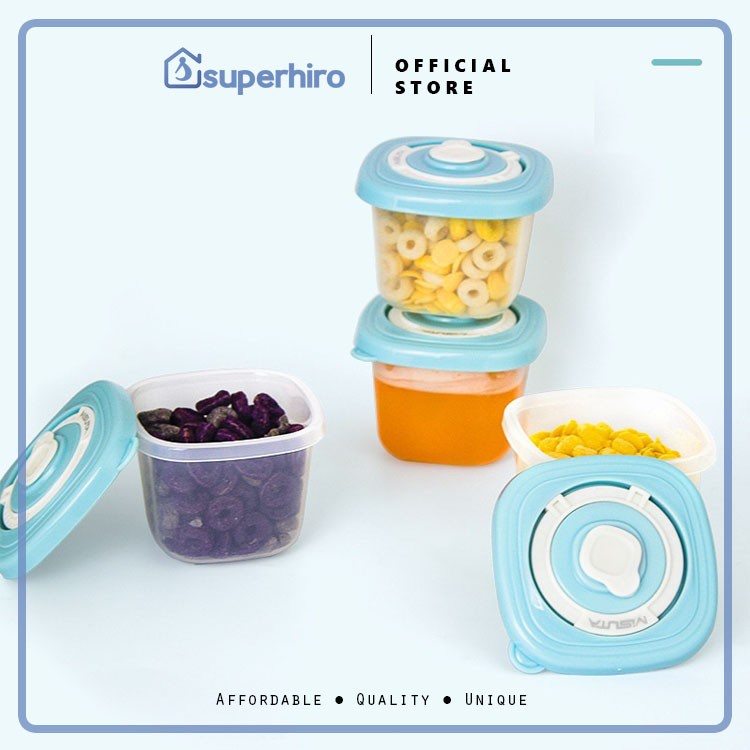 MISUTA Kotak Penyimpanan MPASI Food Container BPA Free Microwavable